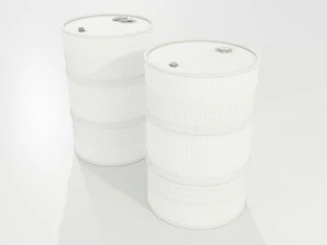 Steel Barrels 3D Model
