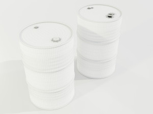 Steel Barrels 3D-Modell
