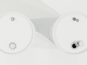 Steel Barrels 3D-Modell