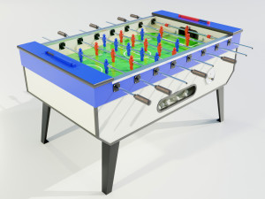 Table football Modello 3D