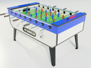 Table football Modello 3D