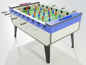 Table football Modello 3D
