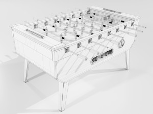Table football Modello 3D