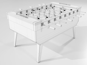 Table football Modello 3D