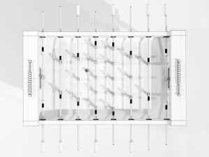 Table football Modello 3D