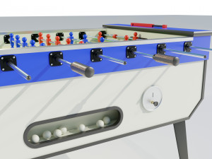 Table football Modello 3D