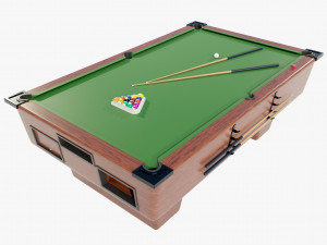 Billiards table Modelo 3D