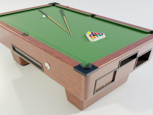 Billiards table Modèle 3D