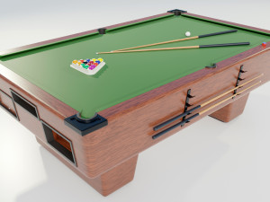 Billiards table Modèle 3D