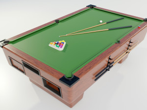 Billiards table Modèle 3D