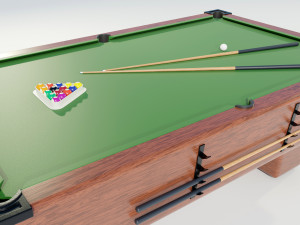 Billiards table Modèle 3D