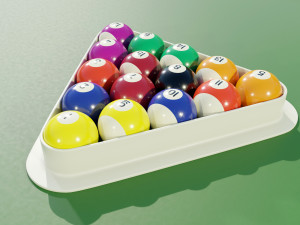 Billiards table Modèle 3D