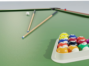 Billiards table Modèle 3D