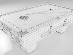 Billiards table Modèle 3D