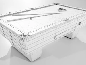 Billiards table 3D Model