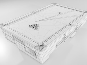 Billiards table Modèle 3D