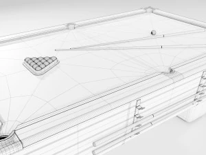 Billiards table 3D Model
