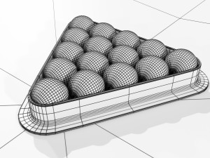 Billiards table Modèle 3D