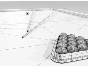 Billiards table 3D Model