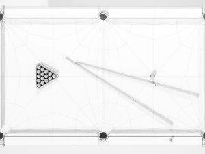 Billiards table 3D Model