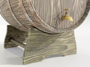 Wooden Barrels Modelo 3D
