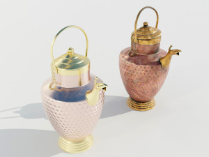 Italian Copper Pitcher 3D Model