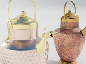 Italian Copper Pitcher 3D Model