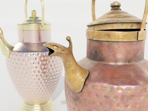 Italian Copper Pitcher 3D Model
