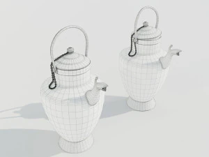 Italian Copper Pitcher 3D Model