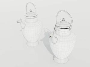 Italian Copper Pitcher 3D Model