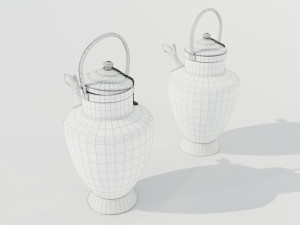 Italian Copper Pitcher 3D Model