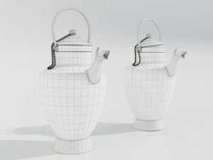 Italian Copper Pitcher 3D Model