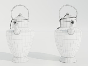 Italian Copper Pitcher 3D Model