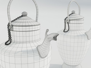 Italian Copper Pitcher 3D Model