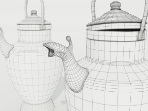 Italian Copper Pitcher 3D Model
