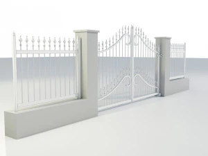 Wrought Iron Gate 1 3D Model