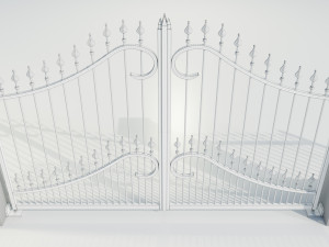 Wrought Iron Gate 1 Model 3D