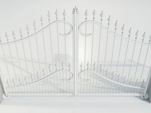 Wrought Iron Gate 1 3D Model