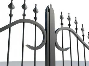 Cancello in ferro battuto 2 Modello 3D