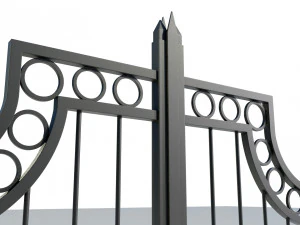 Wrought Iron Gate 3 3D Model