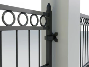 Wrought Iron Gate 3 3D Model