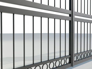 Wrought Iron Gate 3 3D Model