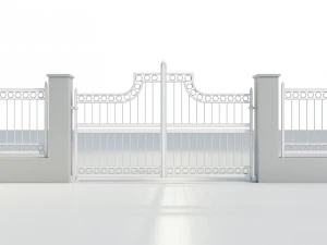 Wrought Iron Gate 3 3D Model