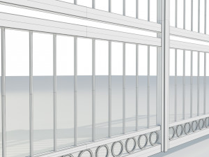 Wrought Iron Gate 3 Modello 3D