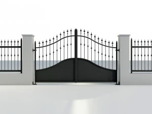 Wrought Iron Gate 4 3D Model