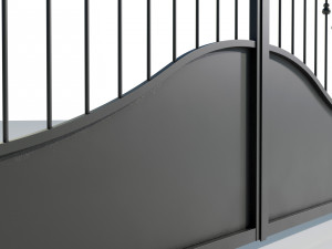 Wrought Iron Gate 4 3D Model