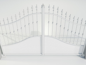 Wrought Iron Gate 4 3D Model