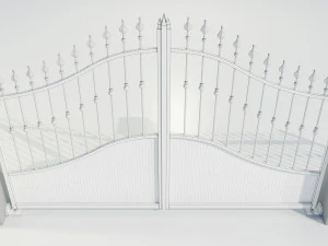 Wrought Iron Gate 4 3D Model