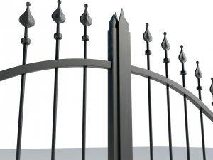 Wrought Iron Gate 5 3D Model