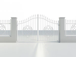 Wrought Iron Gate 5 3D Model